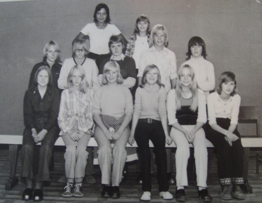 Jyderup Realskole 8. klasse 1972/73